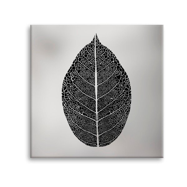Obraz na plátne Styler Silver Leaf, 60 x 60 cm