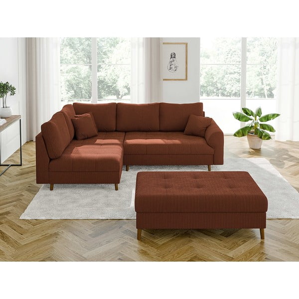 Menčestrová podnožka v tehlovej farbe Ariella – Ropez-image-3