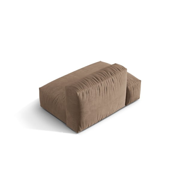 Svetlohnedý zamatový modul pohovky (ľavý roh) Martina – Micadoni -image-2