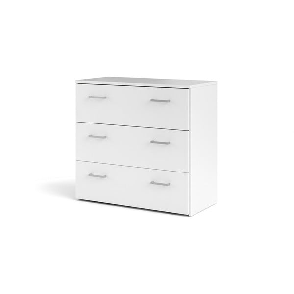 Biela nízka komoda 74x70 cm Space – Tvilum-image-4