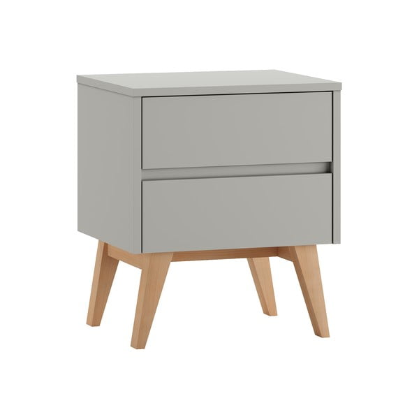 Sivý detský nočný stolík Swing – Pinio-image-2