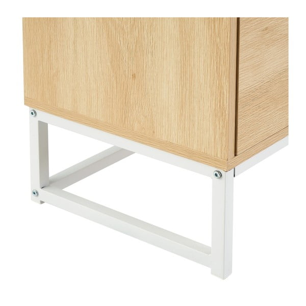 Vysoká komoda v dekore brezy v prírodnej farbe 60x97,5 cm – Casa Selección-image-3