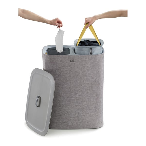 Kôš na bielizeň 45 l + 45 l Tota - Joseph Joseph-image-2