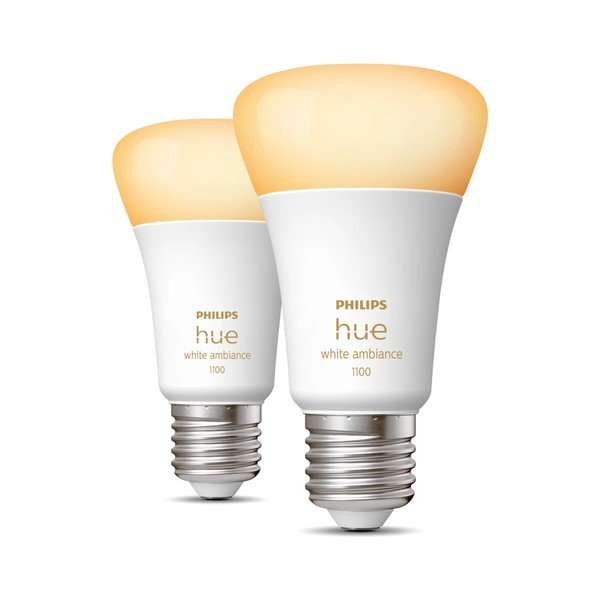 LED žiarovky v súprave 2 ks E27, 11 W White ambiance – Philips Hue-image-1