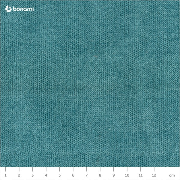 Tyrkysovomodrá rohová rozkladacia pohovka s úložným priestorom Melart Louise, ľavý roh-image-1