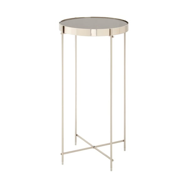 Okrúhly odkladací stolík so sklenenou doskou ø 33 cm Allure – Premier Housewares-image-1