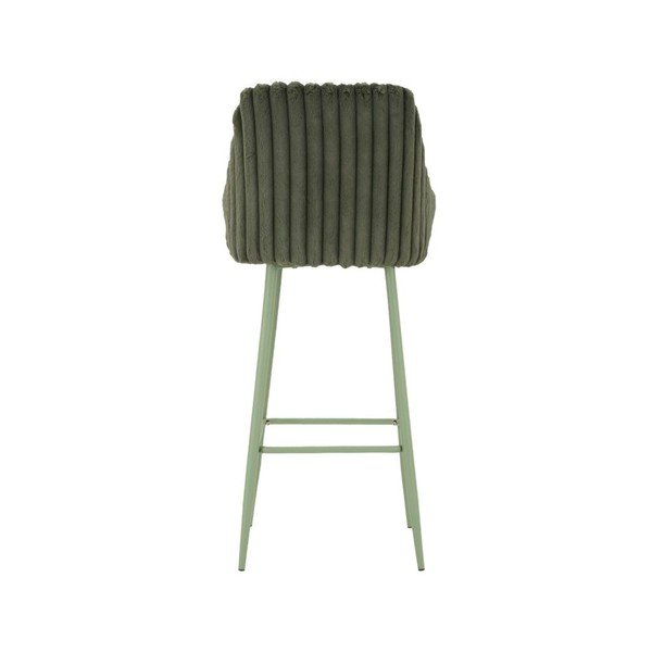 Zelené čalúnené barové stoličky v súprave 2 ks s podrúčkami (výška sedadla 78 cm) Alaska – Mauro Ferretti-image-4