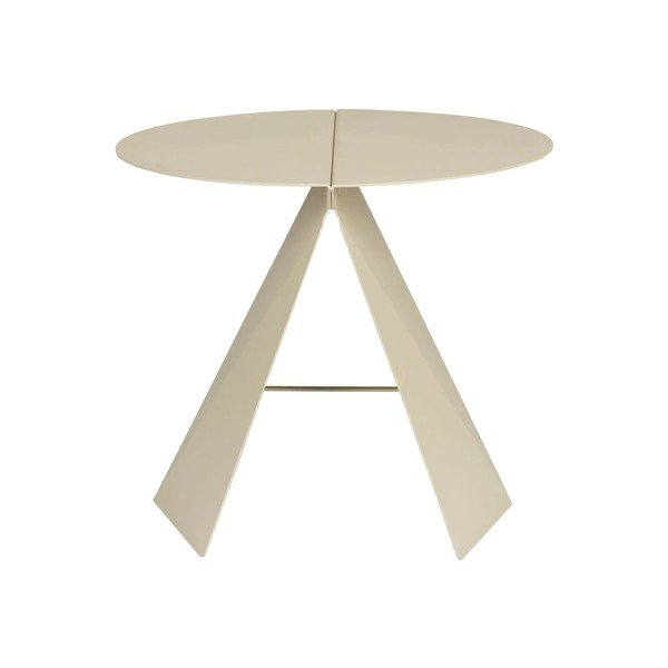 Kovový okrúhly odkladací stolík 45x46 cm Foldy – Zuiver