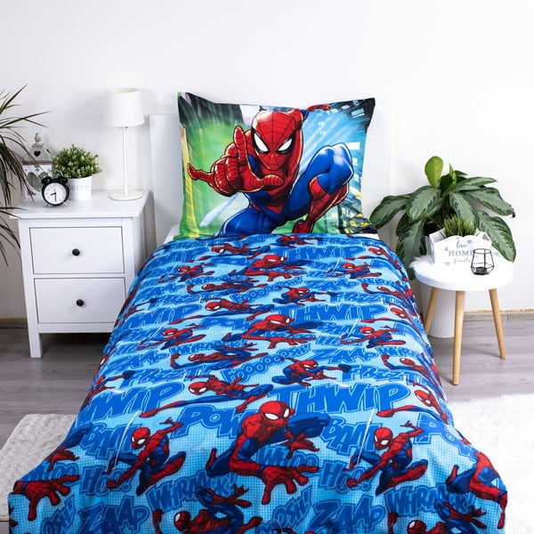 Bavlnené detské obliečky na jednolôžko 140x200 cm Spider-man – Jerry Fabrics-image-3