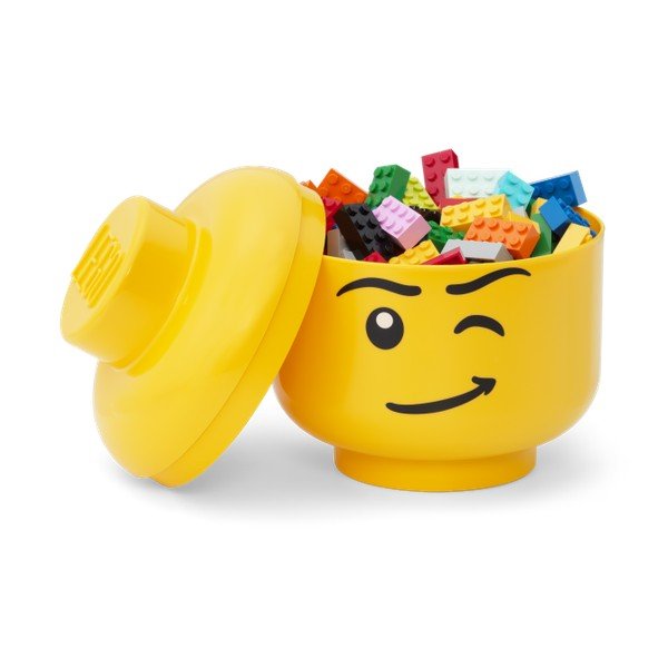 Plastový detský úložný box Head - LEGO®-image-2