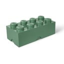 Kaki zelený úložný box LEGO®
