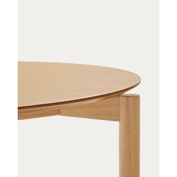 Okrúhly jedálenský stôl v dekore jaseňa ø 110 cm Indara – Kave Home-image-3