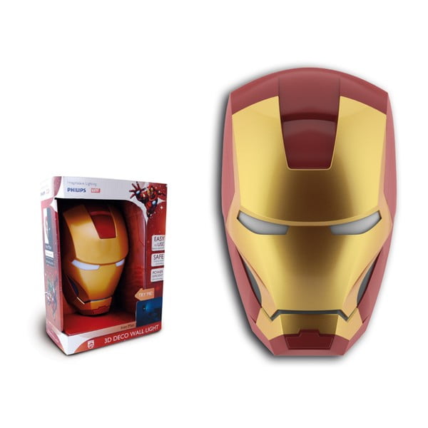 Nástenné LED svietidlo Tnet Marvel Iron Man