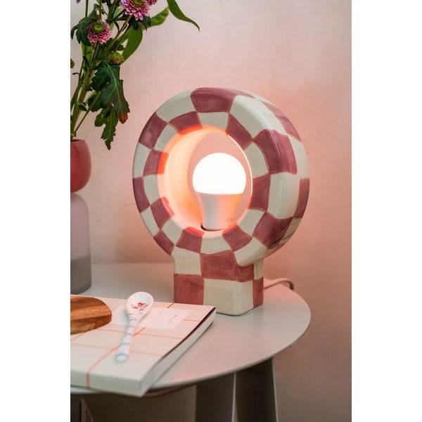 Ružová stolová lampa (výška 23,5 cm) Vialini – Bloomingville-image-4