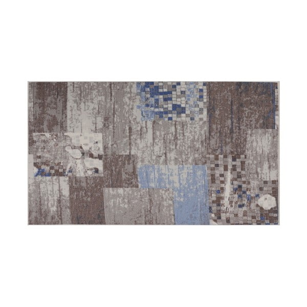 Modrý koberec Muriel Sento, 80 × 140 cm