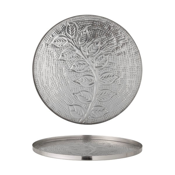 Kovová dekoračná tácka ø 30 cm Leila – Bloomingville-image-1