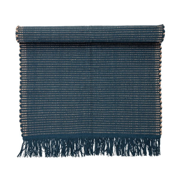 Tmavomodrý bavlnený koberec Bloomingville Mini Kids, 80 x 160 cm-image-2