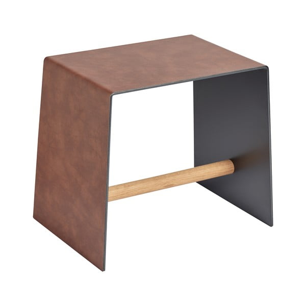 Koňakovohnedá kovová stolička Bull – LIND DNA-image-3