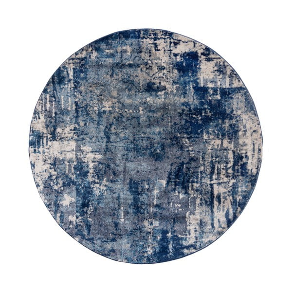 Modrý okrúhly koberec ø 160 cm Cocktail Wonderlust - Flair Rugs
