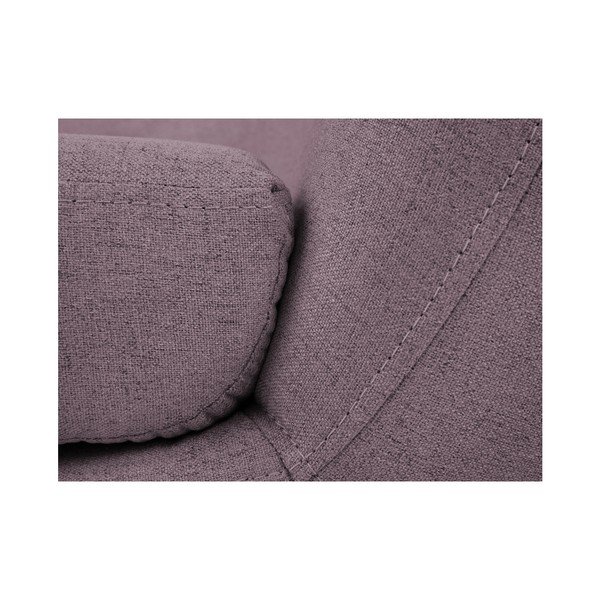 Ružové kreslo s hnedými nohami Mazzini Sofas Piemont-image-4