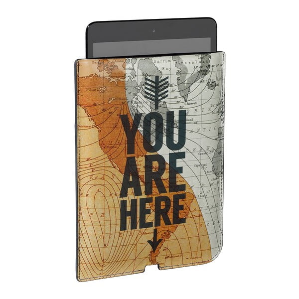 Obal na mini tablet CartographyYou Are Here