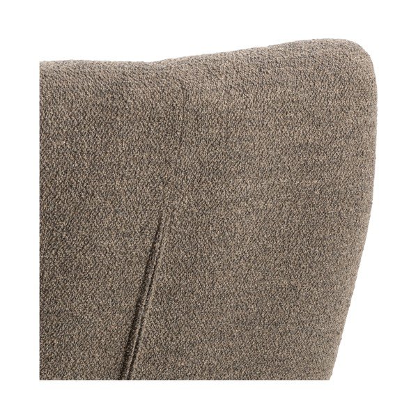 Sivo-hnedé kreslo z textílie buklé Paris – Actona-image-4