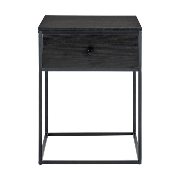 Čierny nočný stolík Vita – House Nordic