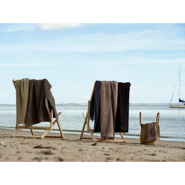 Sivozelená osuška zo 100% bavlny Zone Classic Eucalyptus, 70 × 140 cm-image-1