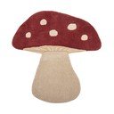 Červený vlnený detský koberec 85x90 cm Mushroom – Bloomingville Mini