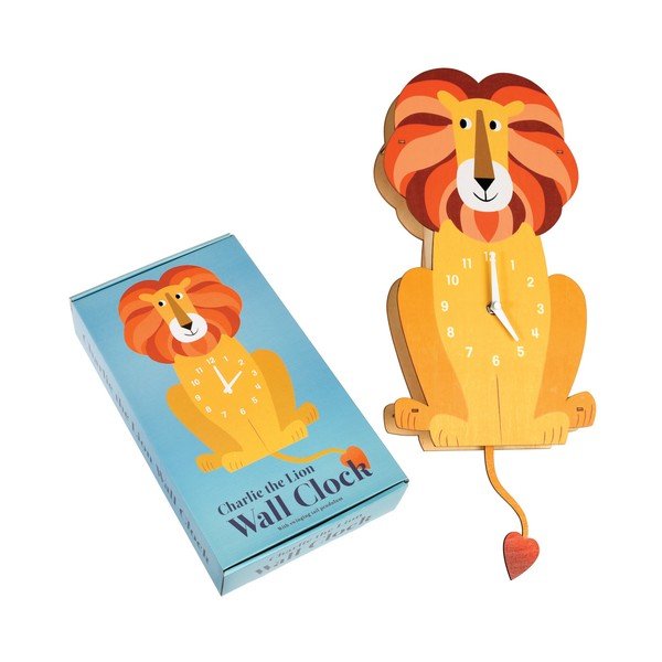 Drevené hodiny Rex London Charlie The Lion-image-3