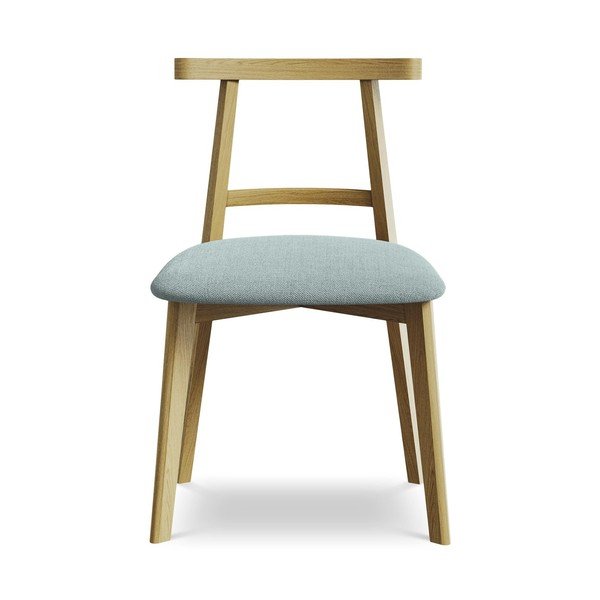 Modrá jedálenská stolička z masívneho dreva Ohelo – Makamii-image-1