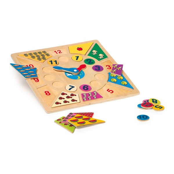 Detské drevené cvičné hodiny Legler Tell the Time-image-1