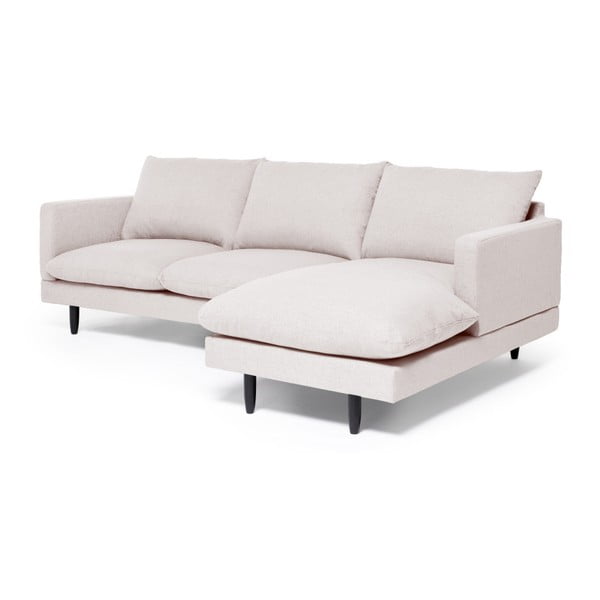 Svetlobéžová pohovka Vivonita Lovis, pravý roh-image-4