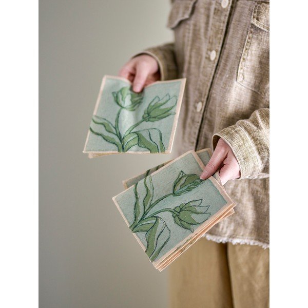 Papierové obrúsky v súprave 20 ks Mana – Bloomingville-image-1