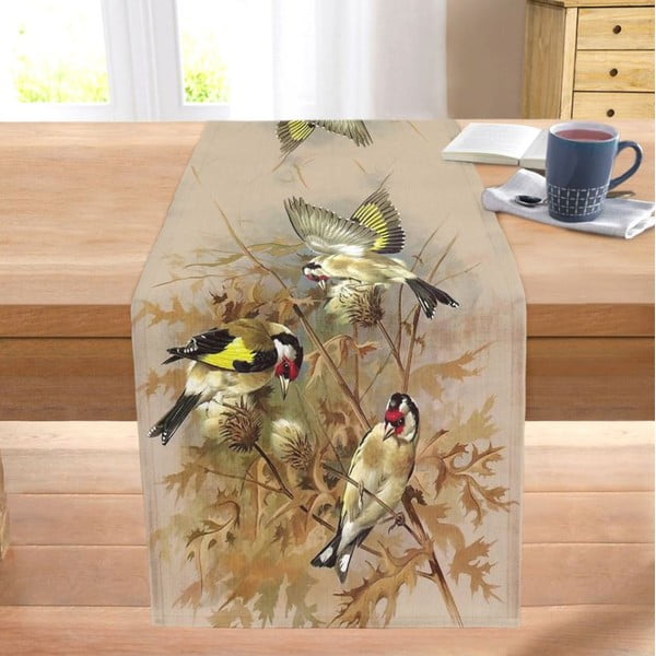 Behúň na stôl 40x130 cm Yellow Bird – Mila Home-image-2