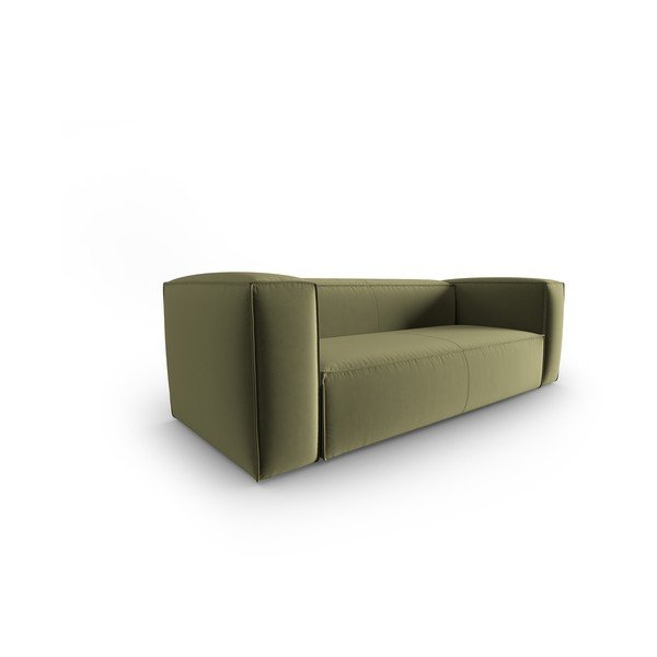 Zelená zamatová pohovka 200 cm Mackay – Cosmopolitan Design-image-2