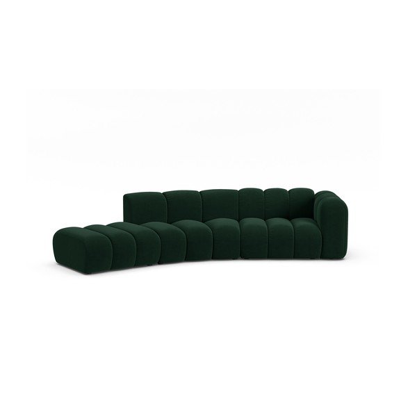 Tmavozelená rohová pohovka (pravý roh) Lupine – Micadoni Home