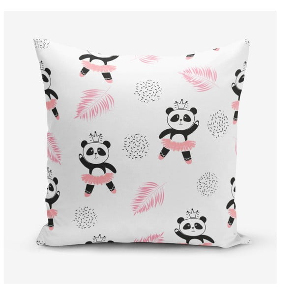 Obliečka na vankúš s prímesou bavlny Minimalist Cushion Covers Panda, 45 × 45 cm