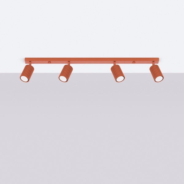 Bodové svietidlo v tehlovej farbe 6,5x81 cm Gleam – Sollux-image-4