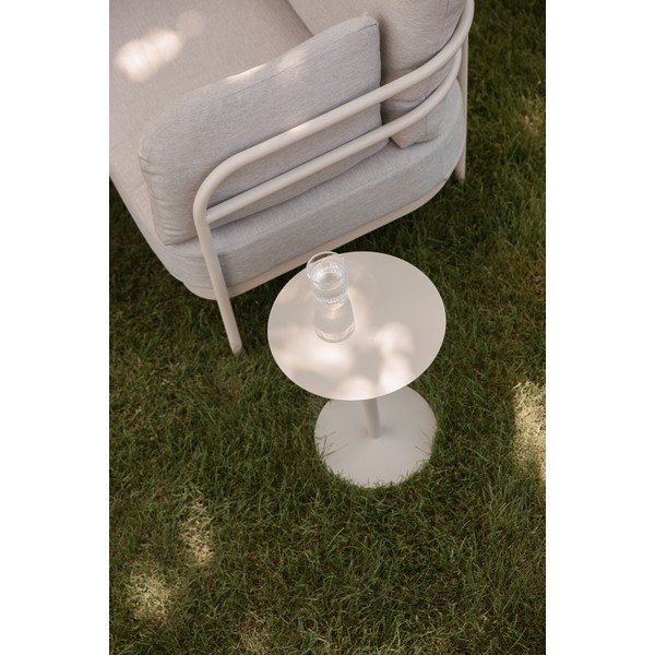 Oceľový okrúhly odkladací stolík ø 35 cm Snow – Zuiver-image-1