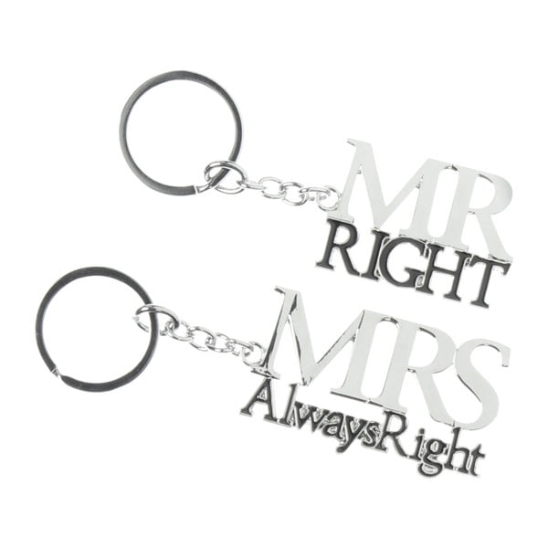 Sada 2 príveskov na kľúče Amore Mr. Right