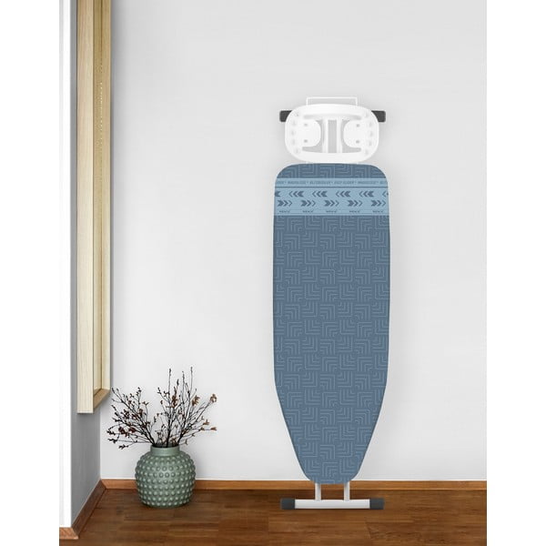 Modrý bavlnený poťah na žehliacu dosku Wenko Air Comfort, dĺžka 125 cm-image-1