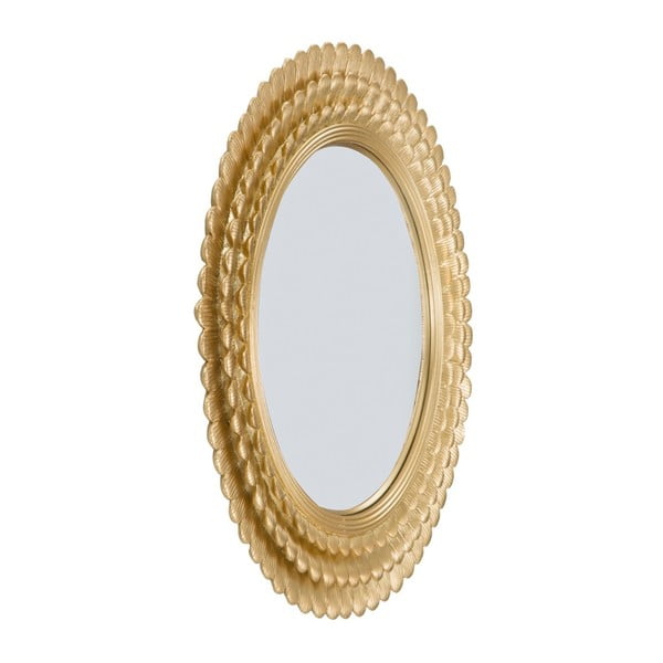 Nástenné zrkadlo v železnom ráme Mauro Ferretti Glam Lamin, ⌀ 43 cm-image-2