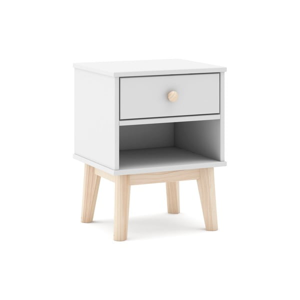 Biely detský nočný stolík Esteban - Marckeric-image-4