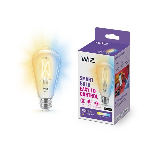 Filamentová smart žiarovka E27, 7 W – WiZ-image-2