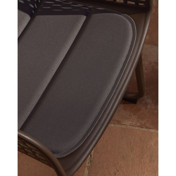 Sivý záhradný sedák 43x45 cm Sindera – Kave Home-image-1