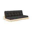 Tmavosivá rozkladacia pohovka 196 cm Base – Karup Design