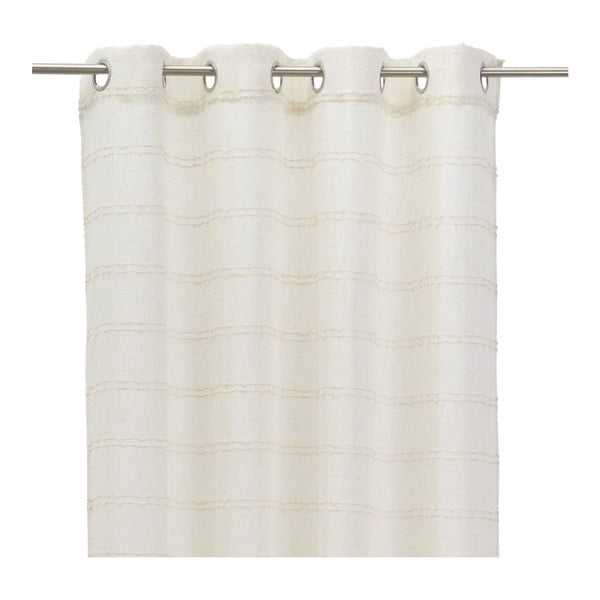 Béžový záves s prímesou ľanu 140x260 cm Nodes – Casa Selección