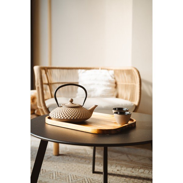 Béžové šálky v súprave 2 ks z liatiny 100 ml Xilin – Bredemeijer-image-1