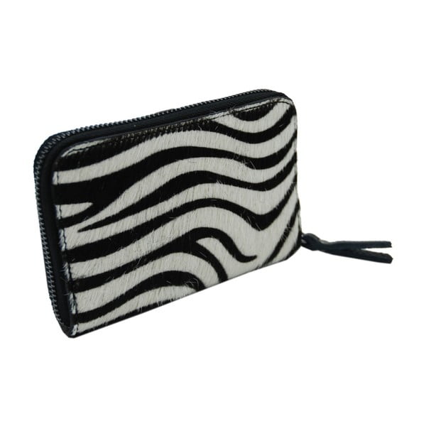 Peňaženka z pravej hovädzej kože so vzorom Andrea Cardone Zebra